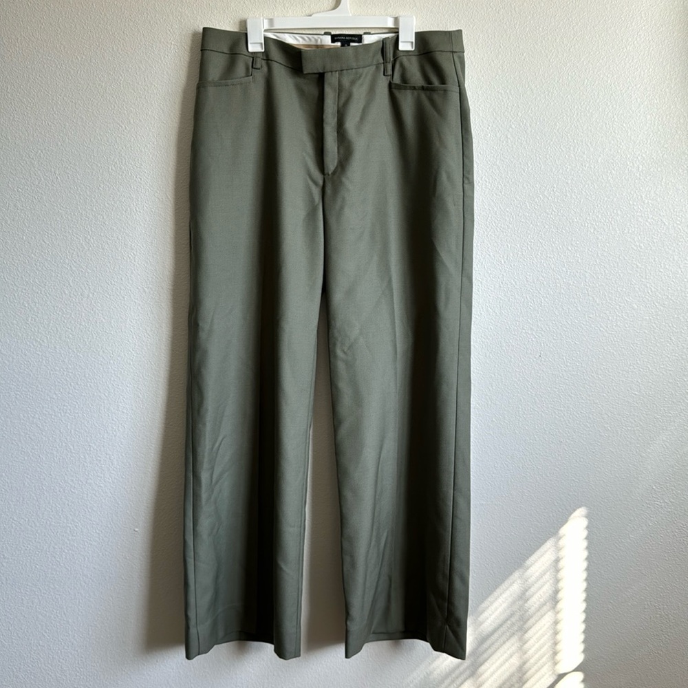 Green banana republic trousers